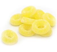 Pineapple Ring Jelly Sweets - Fruity Sugar Coated Chewy Candy Rings for Sharing, Parties, Pick & Mix and Sweet Jars (1Kg)