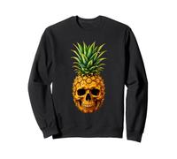 Pineapple Skull Aloha Beaches Hawaiian Hawaii Horror Summer Sweatshirt
