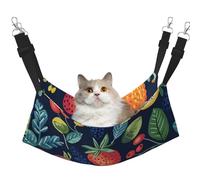 Pineapple Strawberry Lemon Printed Pet Hammock - Sleeping Hammock For Cats, Rabbits, Ferrets, Puppies, Small Animals