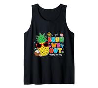 Pineapple Summer Bruh We Out Happy Last Day Teacher Student Tank Top