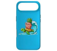 Pineapple Surfing on a Turtle Case for iPhone Air