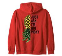 Pineapple Upside Down Swinger Ask Not Picky Funny Swinging Zip Hoodie