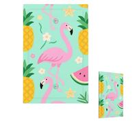 Pineapple Watermelon Flamingo Wall Plate Cover Modern Decorative 1 Gang Light Switch Cover Unbreakable Receptacle Outlet Covers For Living Room Bedroom Home Decor Single Blank