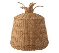 Pineapple wicker basket Brown one size