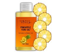 Pineapple Yoni Oil Potent, Hydrating, Moisturising Lotion Oil. 100% Natural & Vegan. Balances PH Level & Fresh Scent with Vitamin E (50ml)