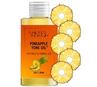 Pineapple Yoni Oil Potent, Hydrating, Moisturising Lotion Oil. 100% Natural & Vegan. Balances PH Level & Fresh Scent with Vitamin E (30ml)
