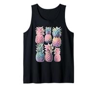 Pineapples Fruits Summer Dreamy Art Pastel Aesthetic y2k Tank Top