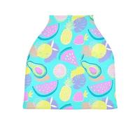 Pineapples Lemon Car Seat Covers for Babies Breathable High Chair Cover Stretchy & Soft Infant Car Seat Canopy Shower Gifts
