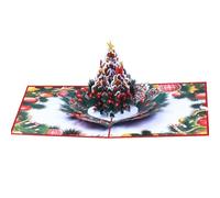 Pinecone Card For Christmas Elegant Greeting Card With Envelope Wedding Party Decoration Stylish Blessing Collectible Greeting Cards
