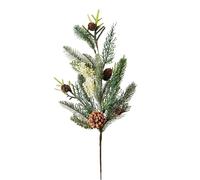 Pinecone Mixed Tips Pick, 60 cm -Decorative Branch for Christmas Trees & Wreaths