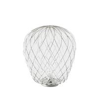Pinecone Table Lamp Large Transparent/ Chrome