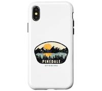 Pinedale Wyoming, WY Vacation Souvenir Case for iPhone X/XS