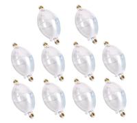 Pineeseatile 10Pcs Casting Bubble Buoyancy Adjustable for Fishing, Water-Fillable Plastic Bubble Float Clear Water Bobbers Easy to Use