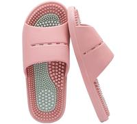 Pineeseatile Acupressure Slippers for Women, Non-Slip, Lightweight, Massage Slippers for Neuropathy Pain Relief, 40-41, Modern Style, Open Toe, Casual Wear