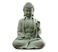 Pineeseatile Buddha Statue Mini Buddha Buddah Ornament Sandstone Mediation Buddha Meditating Accessories for Zen Garden Style 2