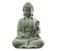 Pineeseatile Buddha Statue Mini Buddha Ornament Sandstone Mediation for Zen Garden Meditation, Style 2