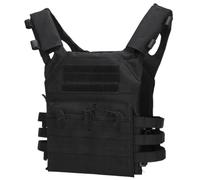 Pineeseatile Bulletproof Vest, Tacticals Vest for Men and Women, Lightweight Quick Release Security Plate Carrier for Outdoor Paintball Shooting Wargame, Black