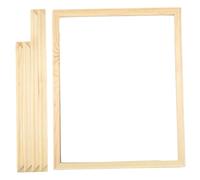 Pineeseatile Canvas Frame 16x20 Inch Wooden Canvas Frame, Easy to Assemble 4 Rectangular Strips, DIY Canvas Stretcher Frames for Oil Painting, Canvas Photos & Wall Art,Canvas Frame