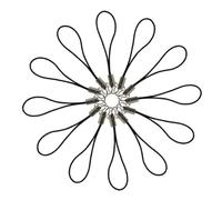 Pineeseatile Cell Phone Strap Lanyard Strap 6cm for Keys Phone Split Ring Black Lanyards String Wristband 12PCS, Wriststrap For Cell Lanyard