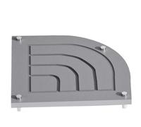 Pineeseatile Corner Sink Caddy Stone Drying Tray Instant Dry Sink Organizer Water Absorbing Stone Tray Anti Slip Diatomaceous Earth Fast Drying Caddy with for Daily Use