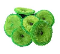 Pineeseatile Fake Coral,Artificial Coral Fake Fish Tank Landscape Coral Aquarium Plants Ornament Decoration Green