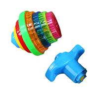 Pineeseatile Light Up Spinning Tops, Spinning Top Light up Flashing Tops Toys Gyroscope Toy with Toys for Kids, Random Color