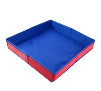 Pineeseatile Sand Table, PVC Folding Sand Box, Safe Outdoor Box Toys, 19.69x19.69x3.15 Fun Tray Sensory Toys, Educational for Kids