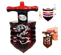 Pineeseatile Spinning Tops For Kids, Spinning Top, Light Up Tops with Music, 35 Seconds Rotating Spinner, Colorful Lights Spin Top Toy for Kids