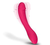 PineSailo Realistic Dildo Vibrator for Women, Silent G Spot Vibrators Clitoral Nipple Stimulator Sex Toy with 12 Powerful Vibration Modes Rechargeable Adult Sex Toyscouples for Couples Woman (Red)