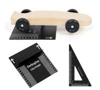 Pinewood Car Center of Gravity Stand - 1/16" Increments | Durable Metal Pine Derby Car Kit | Accurately Measure COG Stand | Ideal Pinewood Car Tools for Speed Optimization