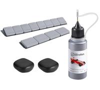 Pinewood Car Weights Kit-4OZ 12 Pieces Pinewood Car Weights 2 Sizes Derby Weights&1OZ Tungsten Putty for Derby Car, And 0.5OZ Graphite Powder - Less Friction, Precise Weighting, Performance Enhancemen