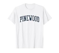 Pinewood FL Vintage Athletic Sports JSN2 Navy Print T-Shirt