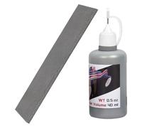 Pinewood Weights Kit-1 Pc 3 OZ Adhesive Stick-on Flexible Weights Tape Can be Cut with Scissors and 1 Pc 40ML Graphite Lubricant Powder for Derby Car