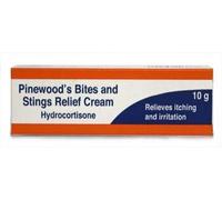 Pinewood's Bite & Stings Relief Cream - Hydrocortisone 1% w/w (10 x 10g Tube)