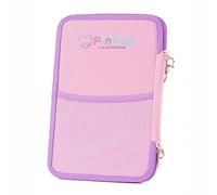 PinFolio Classic Pin Display Bag, Lightweight Sports & Disney Pin Book Designed for Storage & Easy Trading Up to 100 1-Inch Enamel Pins (Pink & Lavender)