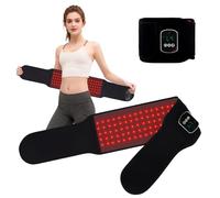 pinfriy Portable 5000 mAh Wireless Red Light Therapy Belt, 105 LEDs Wireless Near-Infrared Light Therapy Belt with Vib/Pulse for Body, Dog, Cat, Horse, Pain Relief, 3-in-1 Chip, 10-30 Timer
