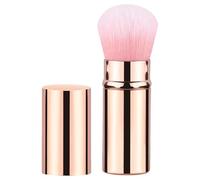 Pinfsel - Einziehbar | Reise | Ausziehbarer Make-up Pinsel für Foundation Blush Puder Bronzer Buffing Sonnenschutz Synthetikborsten Mit Deckel Tragbar Beauty Zubehör Roségold 1 Piece