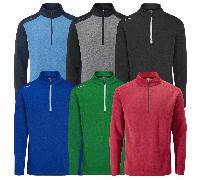 PING 2025 RAMSEY THERMAL FLEECE GOLF JUMPER - Black Marl , 2XL