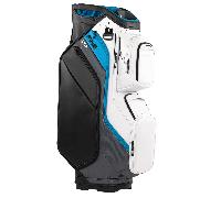 PING 2025 DLX 244 GOLF CART BAG - WHITE / GREY / BLUE
