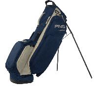 PING 2026 HOOFER GOLF STAND CARRY BAG - NAVY / SAND +FREE GIFT