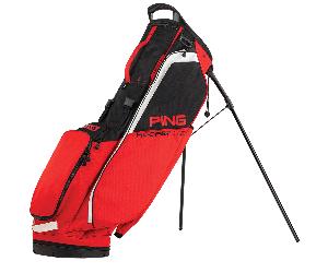 PING 2026 HOOFER LITE GOLF STAND CARRY BAG - RED / BLACK