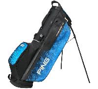 PING 2026 HOOFER MONSOON 231 GOLF STAND BAG - BLACK / BLUE +FREE GIFT