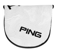 PING 2025 ICON GOLF MALLET PUTTER HEADCOVER - WHITE