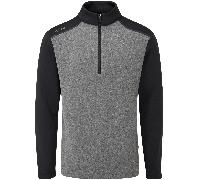 PING 2026 RAMSEY 1/2 ZIP GOLF JUMPER - BLACK MARL