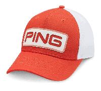 PING 2026 TOUR CLASSIC GOLF CAP - TANGO / WHITE