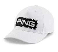 PING 2026 TOUR CLASSIC GOLF CAP - WHITE / BLACK