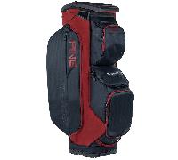 PING 2026 TRAVERSE GOLF CART BAG - BLACK / HEATHER RED