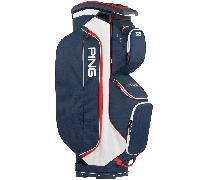 PING 2026 TRAVERSE GOLF CART BAG - NAVY / RED