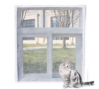 ping bu Cat Balcony Nets Window Guard,Window Screen Mesh Protection for Cats Safety,Fly Screen Mosquito Net Anti-Scratch Insect Bites DIY Size (160x180cm,D)
