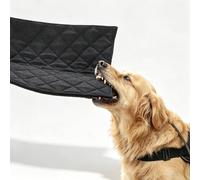 ping bu Chew Proof Waterproof Dog Crate Pad,Washable Non Slip Kennel Mat for Pets (Black,S 45 * 73CM)